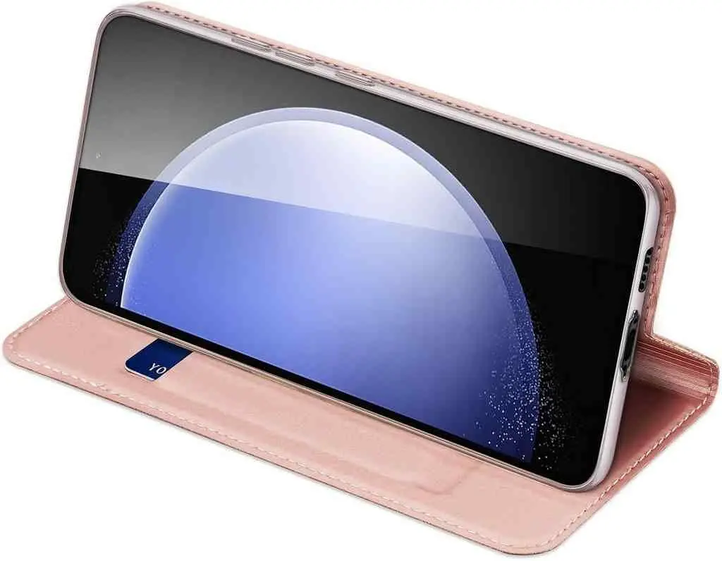 Husă de protecție Dux Ducis Flip SkinPro Samsung S24FE, roz