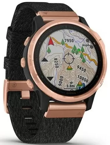 Умные часы Garmin Fenix 6S Pro Sapphire Editions, розовое золото