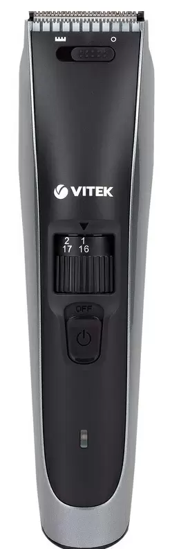 Машинка для стрижки волос Vitek VT-2588, черный/серый