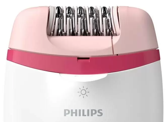 Эпилятор Philips BRE255/00, белый/розовый