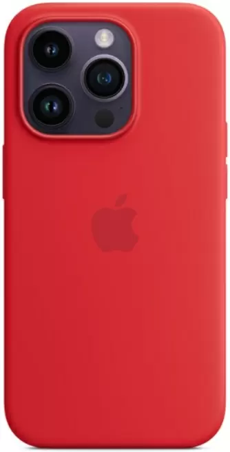 Husă de protecție Apple iPhone 14 Pro Silicone Case with MagSafe, roșu