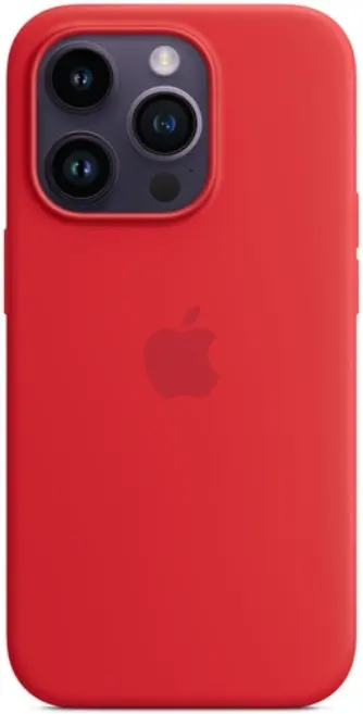 Husă de protecție Apple iPhone 14 Pro Silicone Case with MagSafe, roșu