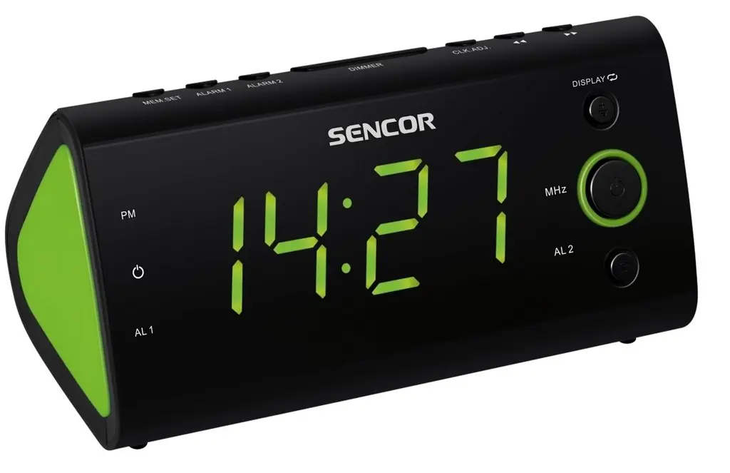 Radio cu ceas Sencor SRC 170 GN