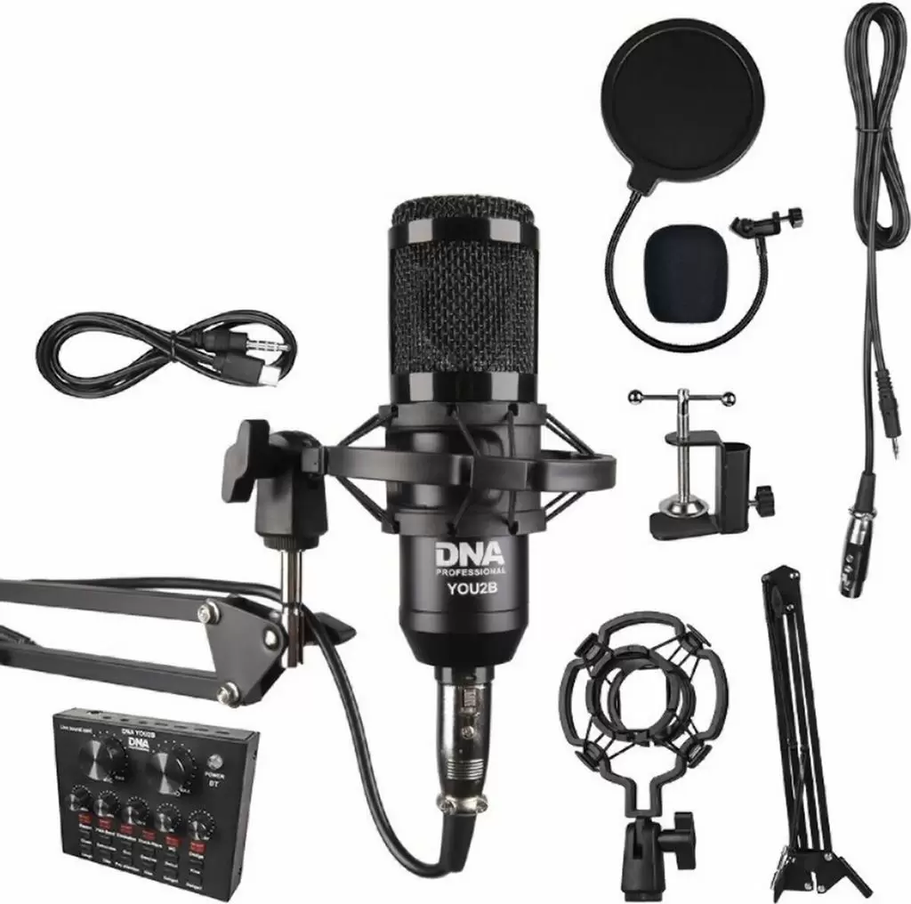 Set pentru înregistrare audio DNA Professional YOU2B, negru