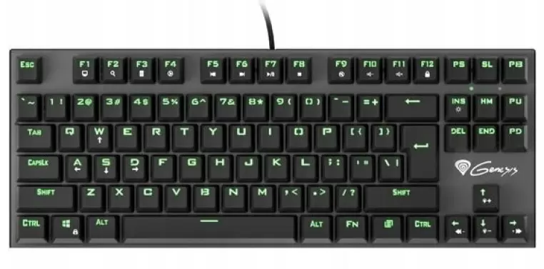 Tastatură Genesis Thor 300 TKL (US), gri