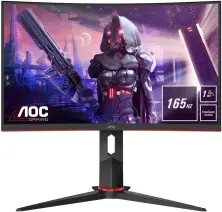 Monitor Aoc C24G2U/BK, negru/roșu
