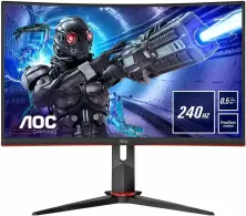 Monitor Aoc AOC C27G2ZE/BK, negru/roșu