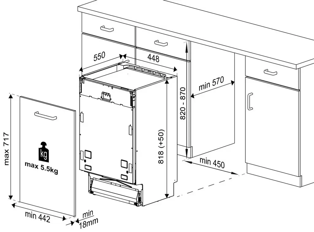 Посудомоечная машина Beko DIS28023, белый