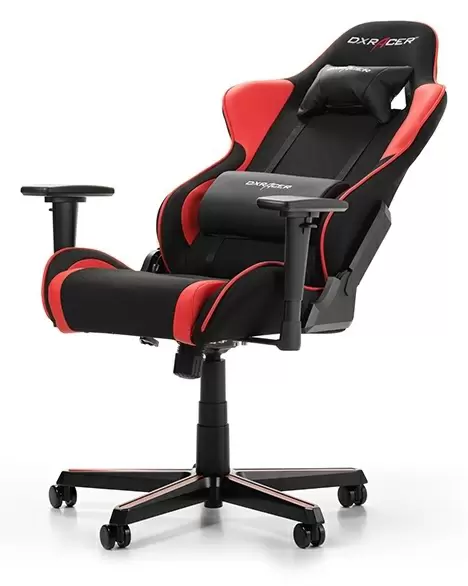 Scaun de birou DXRacer GC-F11-NR, negru/roșu