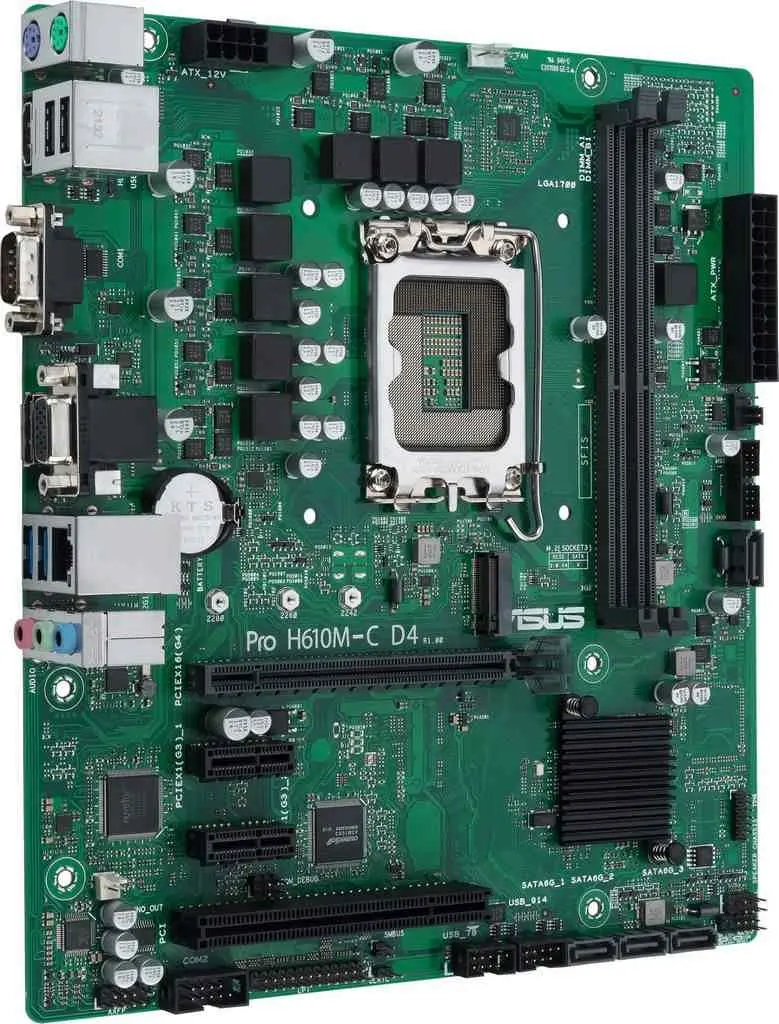 Материнская плата Asus Pro H610M-C D4-CSM