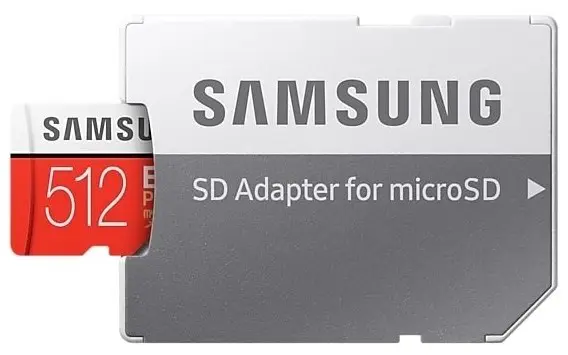 Карта памяти Samsung MicroSD EVO Plus Class 10 UHS-I (U3) + SD adapter, 512GB