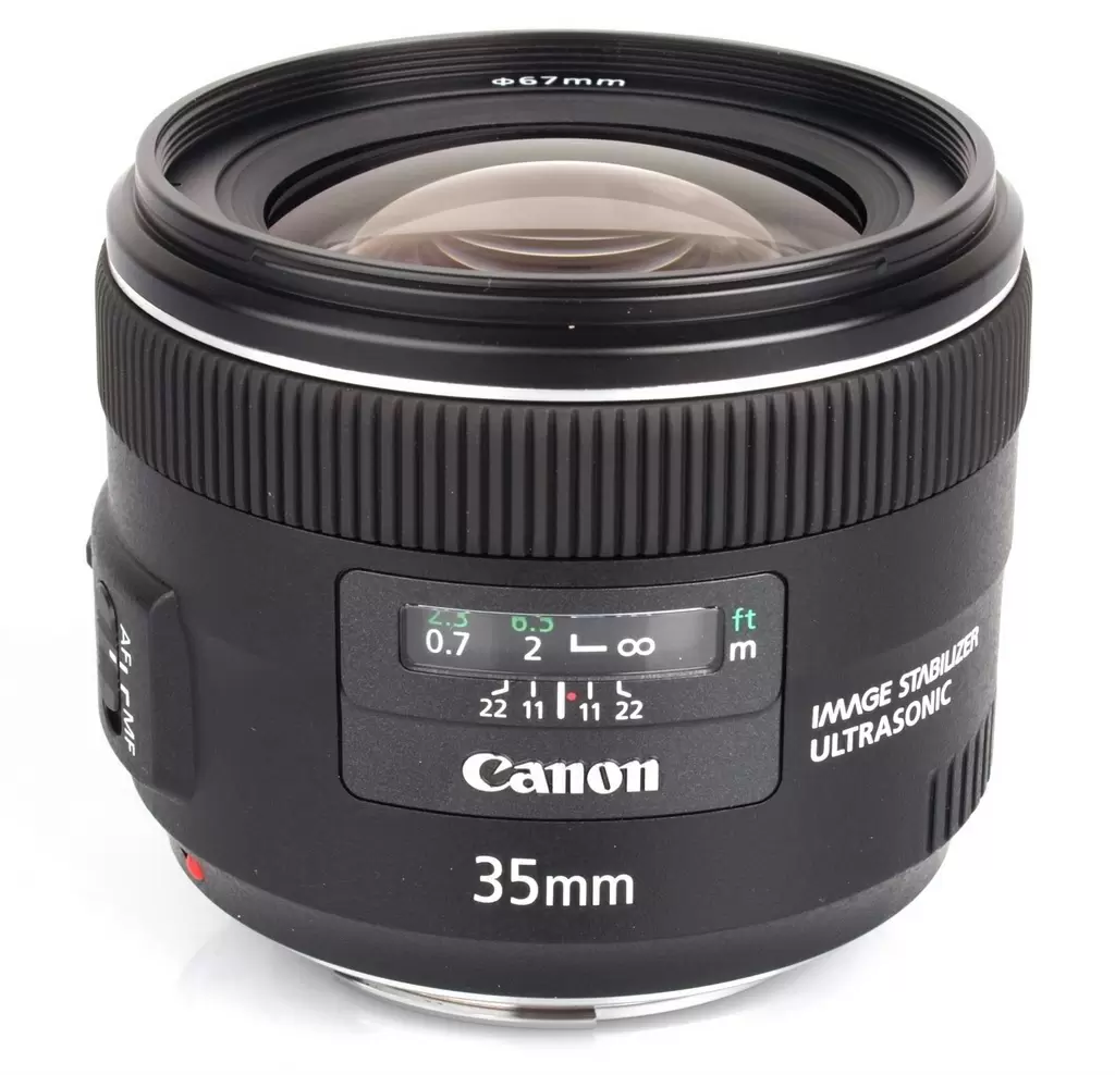 Объектив Canon EF 35mm f/2.0 IS USM, черный