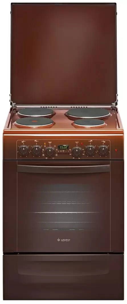 Электрическая плита Gefest 6140-03 0001, коричневый