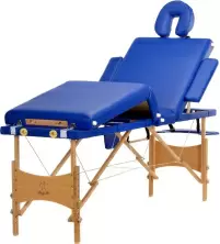 Masă pentru masaj cu 4 secţiuni BodyFit 643, albastru