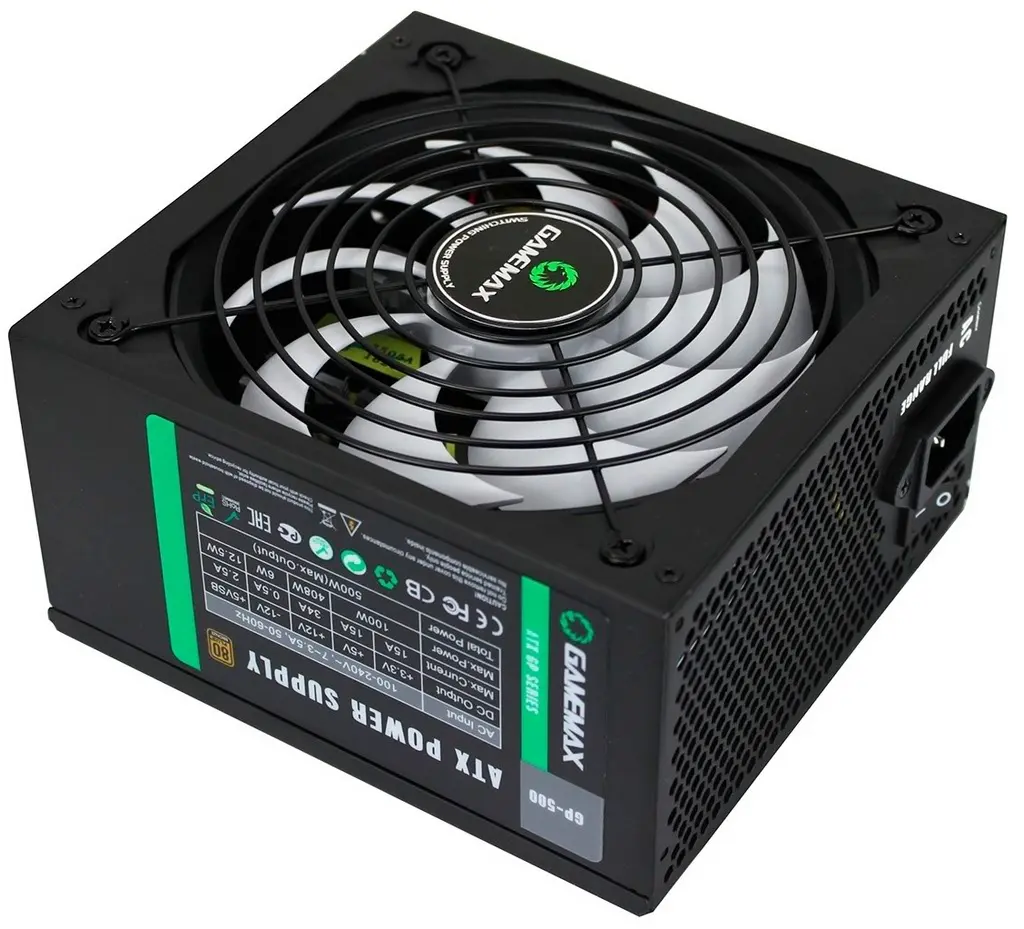 Блок питания Gamemax GP Series GP-500, 80+ Bronze