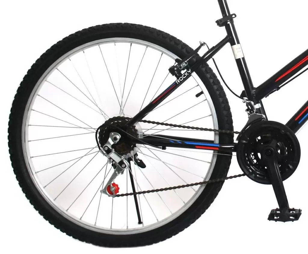 Bicicletă Belderia Tec Rocky 26, negru/roșu