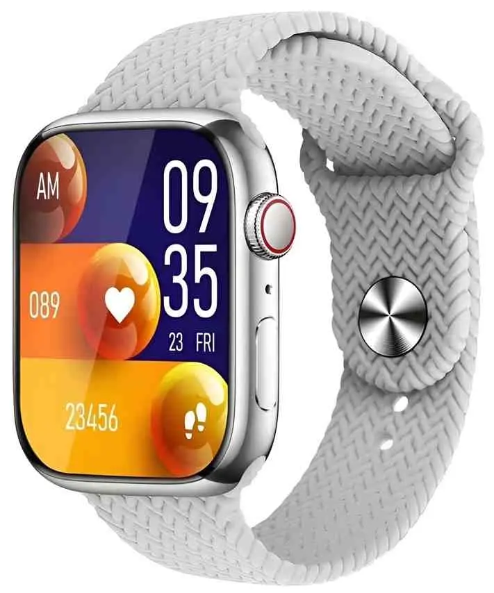 Smartwatch Charome T9 Amoled, argintiu