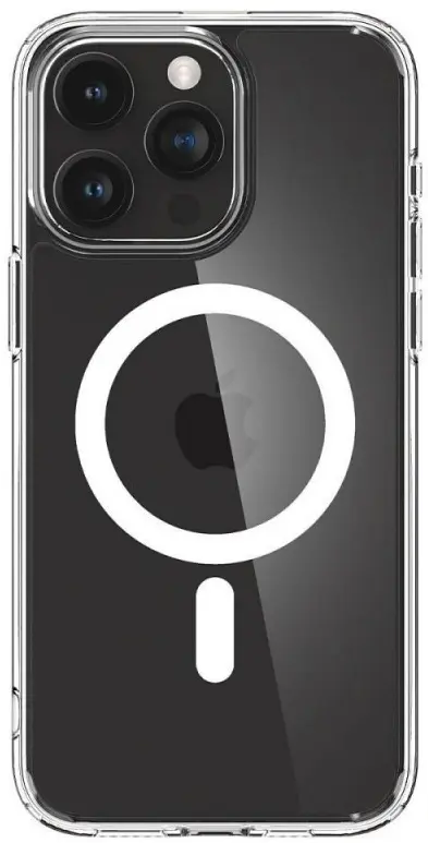 Чехол Spigen iPhone 15 Pro Ultra Hybrid Mag Magsafe, прозрачный на tehnoparc.md Чехол Spigen iPhone 15 Pro Ultra Hybrid Mag Magsafe, прозрачный