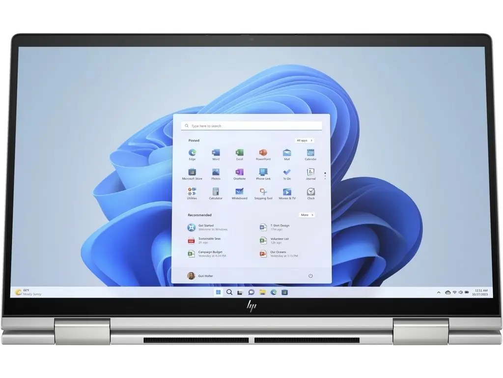 Laptop HP Envy 15 x360 15-fe0011ci (15.6"/FHD/Core i5-1335U/16GB/512GB/Intel Iris Xe/Win11H), argintiu