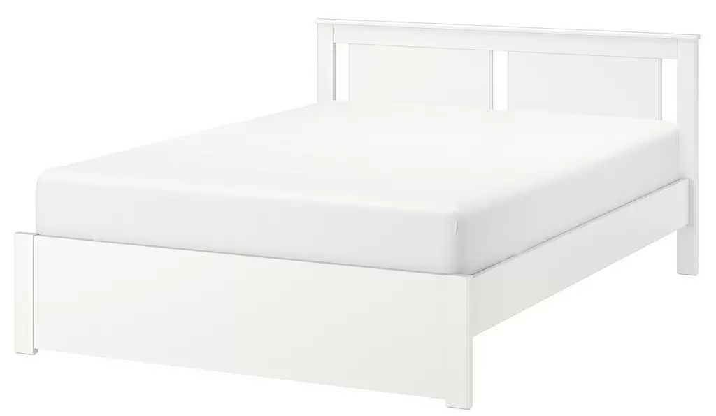 Кровать IKEA Songesand Luroy 160x200см, белый