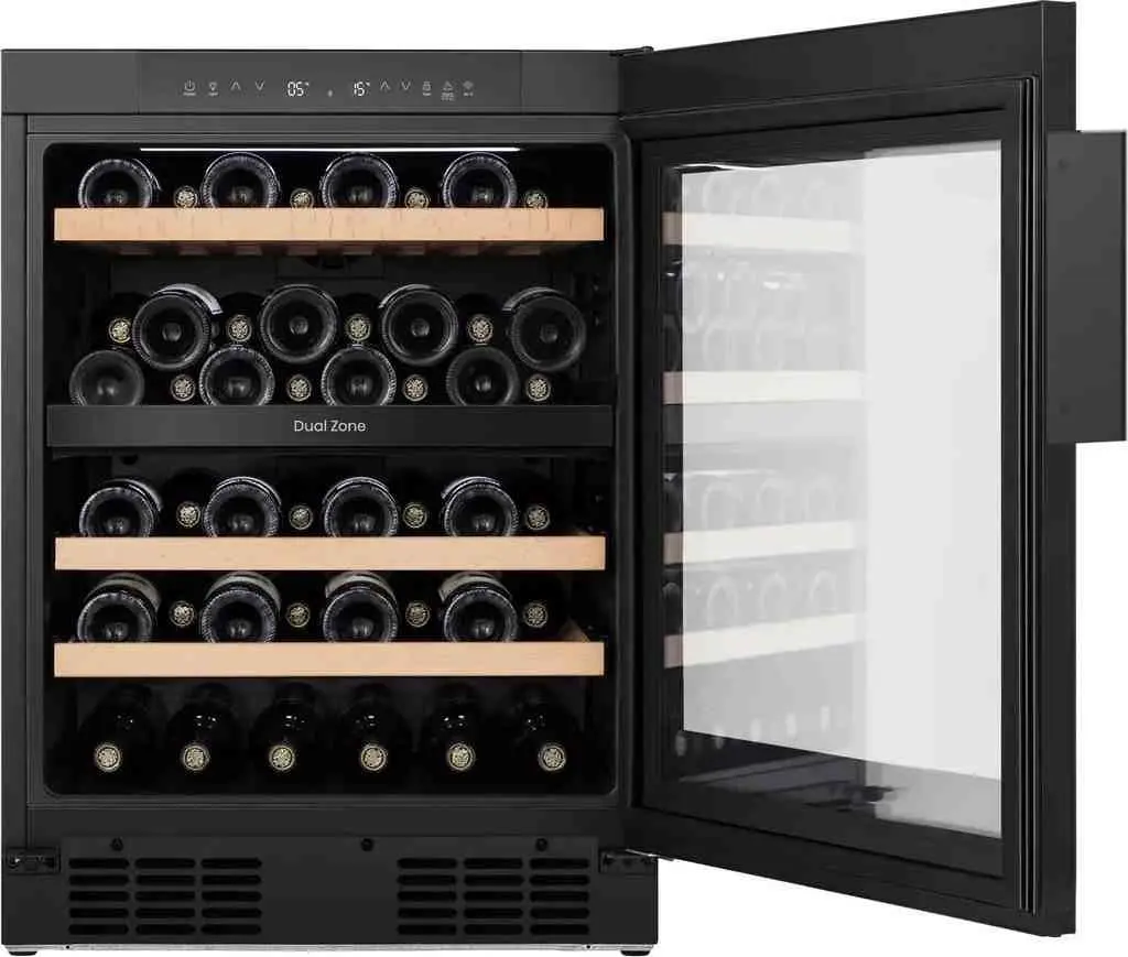 Dulap pentru vin Hisense RW3N122GSLF, negru