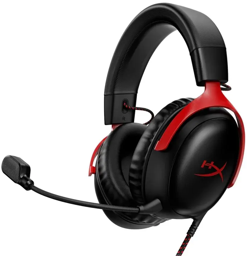 Наушники HyperX Cloud III, красный/черный