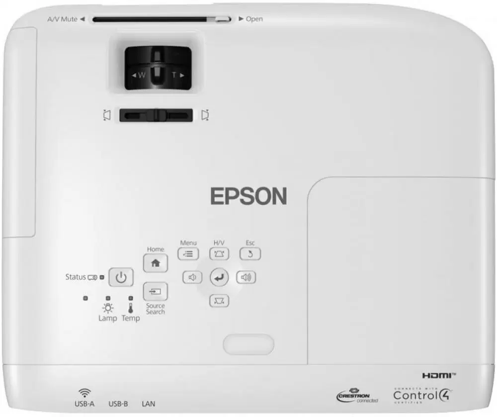 Proiector Epson EB-W49, alb