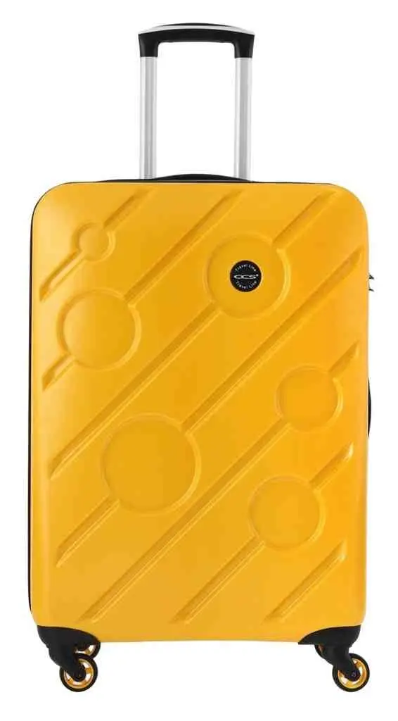 Чемодан CCS 5208 L, желтый
