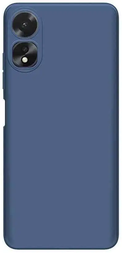 Чехол Helmet Case Liquid Silicone Oppo A38 (HMTCLSOPA38BL), синий