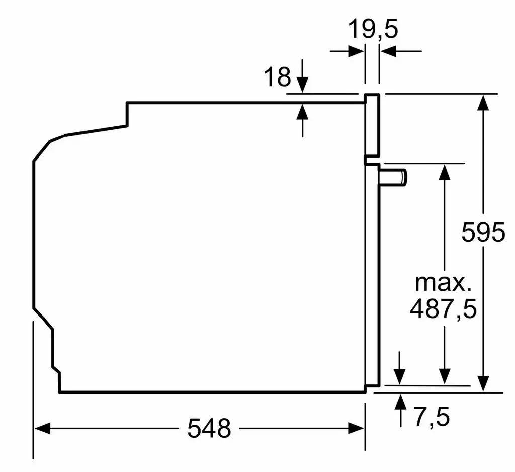 Электрический духовой шкаф Bosch HMG6764S1, нержавеющая сталь