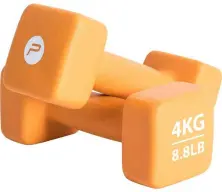 Halteră Pure Neopren Dumbbell Set 2x4kg, portocaliu