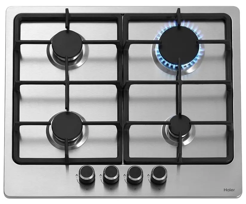 Газовая панель Haier HHX-M64CNX, нержавеющая сталь на tehnoparc.md Газовая панель Haier HHX-M64CNX, нержавеющая сталь