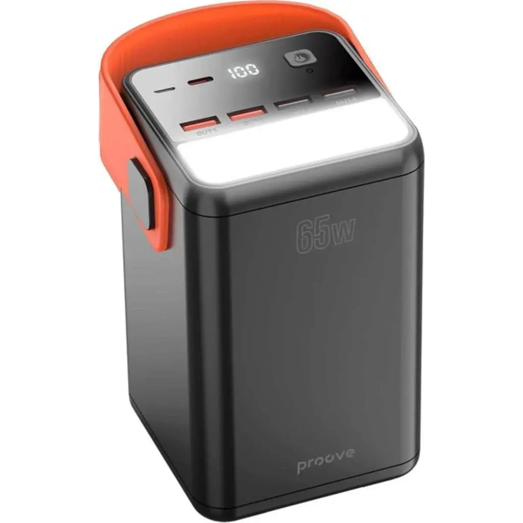 Acumulator extern Proove Powerbox 65W, negru