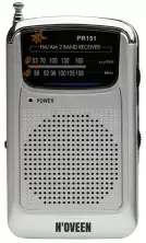 Radio portabil Noveen PR151, argintiu