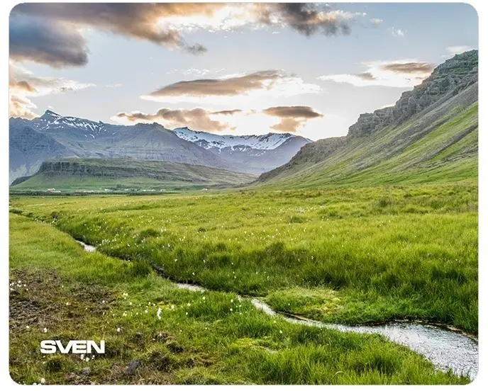 Mousepad Sven MP-04 Valley, verde/imagine