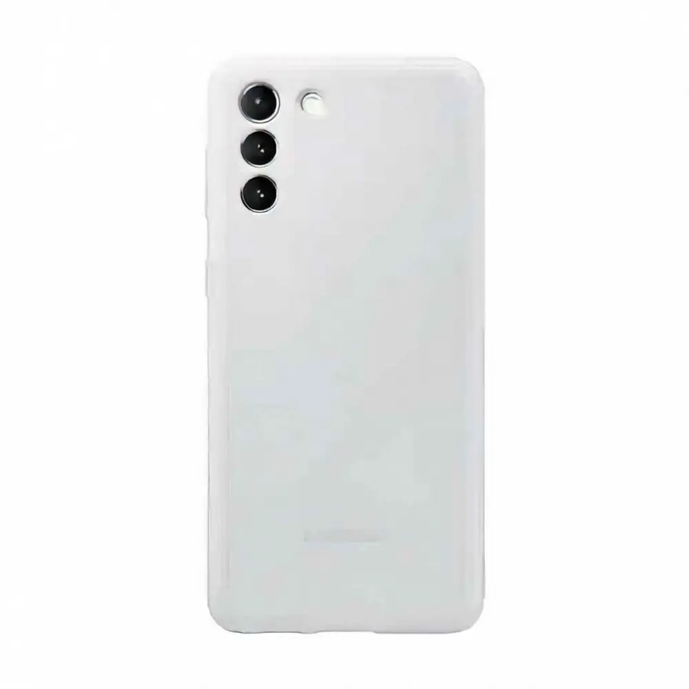 Чехол Samsung Silicone Cover Galaxy S21+, светло-серый на tehnoparc.md Чехол Samsung Silicone Cover Galaxy S21+, светло-серый