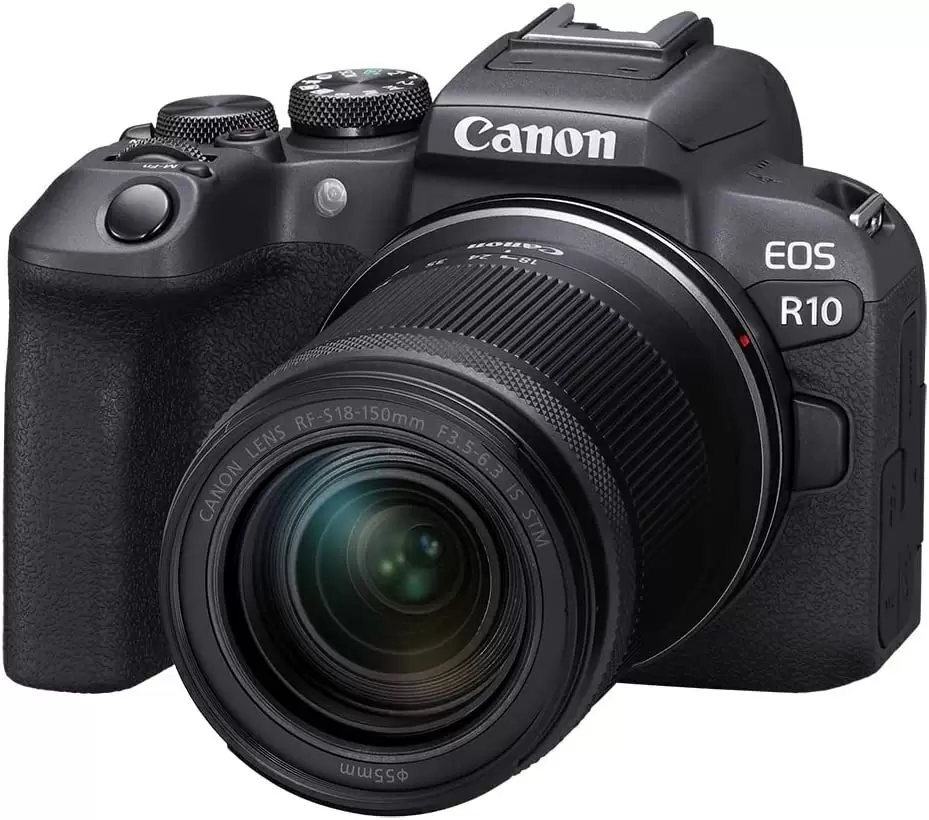 Системный фотоаппарат Canon EOS R10 + RF-S 18-150mm f/3.5-6.3 IS STM KIT & Adapter EF-EOS R for EF-S and EF, черный