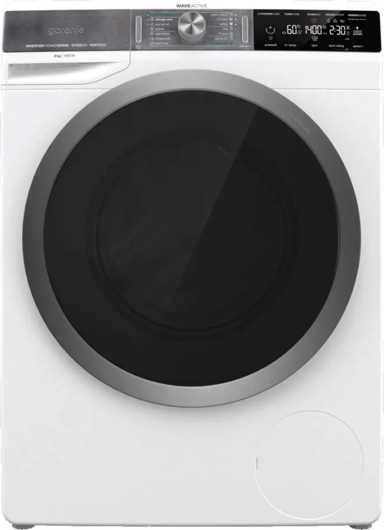Maşină de spălat rufe Gorenje WS 846 LN, alb