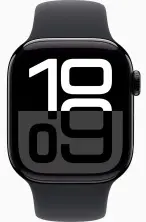 Умные часы Apple Watch Series 10 GPS 42mm Jet Black Aluminium Case with Black Sport Band S/M