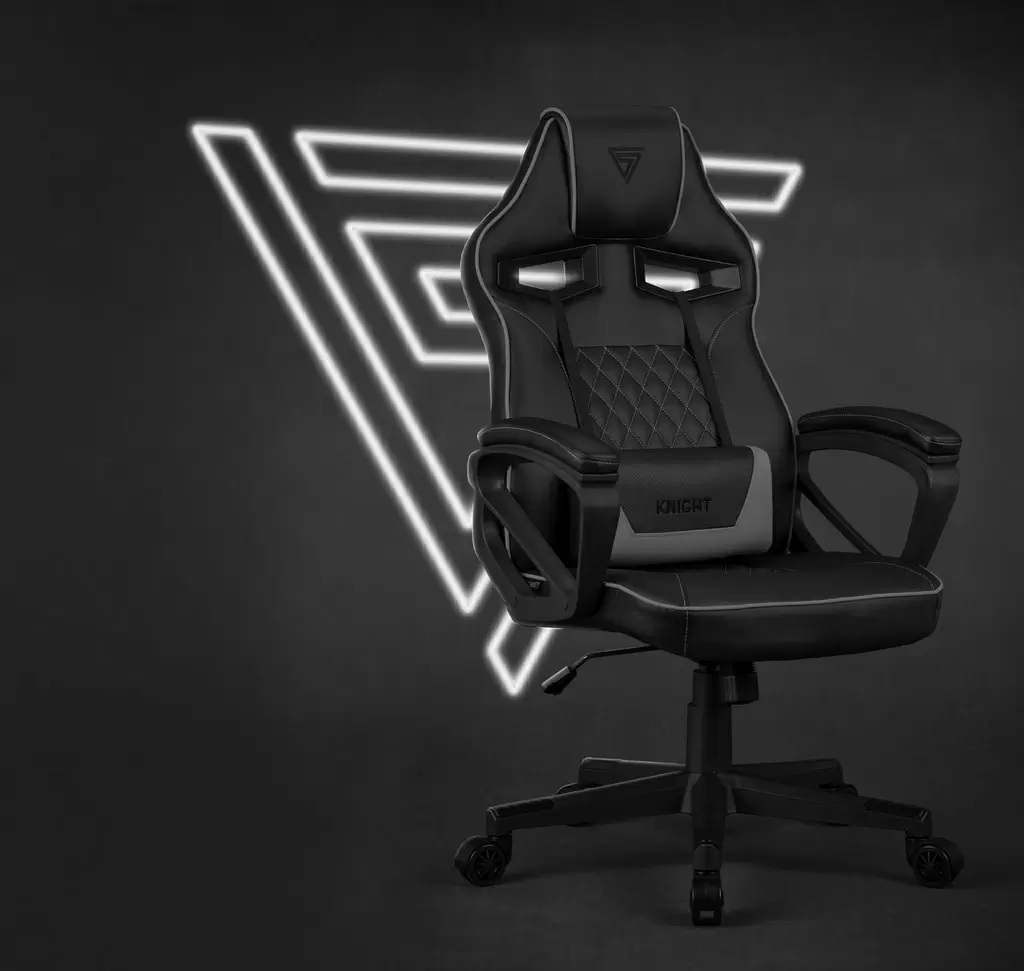 Компьютерное кресло SENSE7 Knight, черный/серый