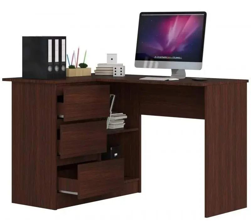 Masă de birou Akord B16 Left, wenge