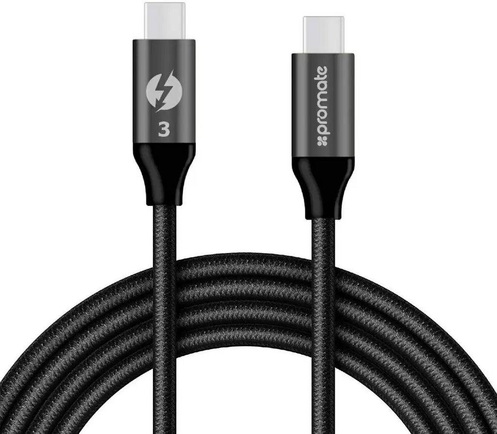 Cablu USB Promate ThunderLink-C20, negru