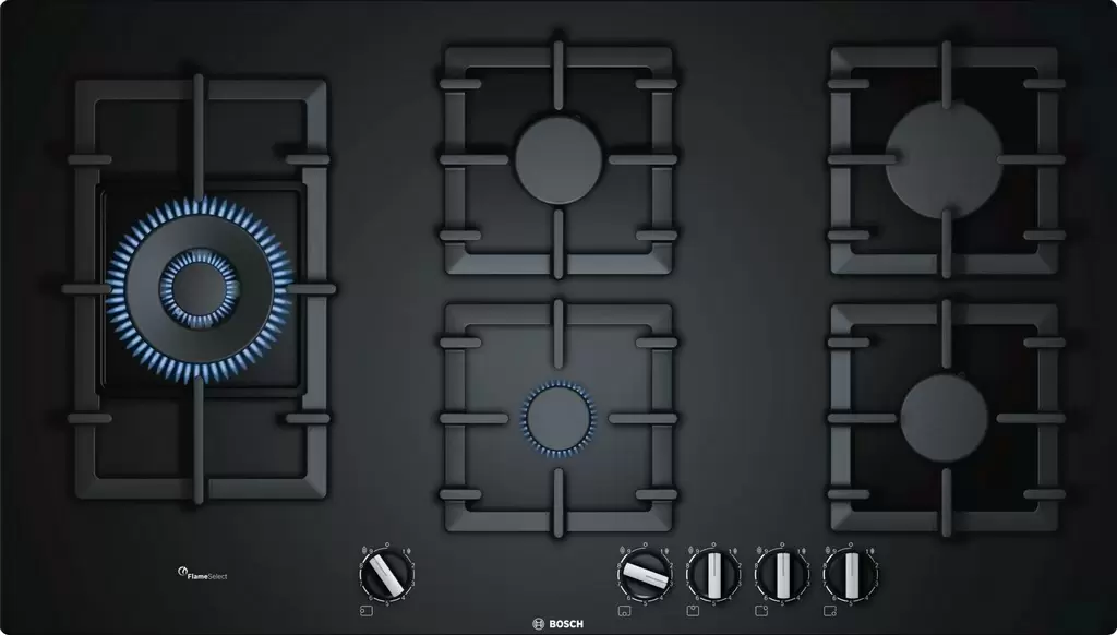 Газовая панель Bosch PPS9A6B90, черный