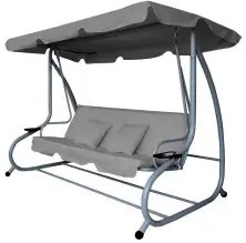Садовые качели GardenLine KRE9771, серый на tehnoparc.md Садовые качели GardenLine KRE9771, серый
