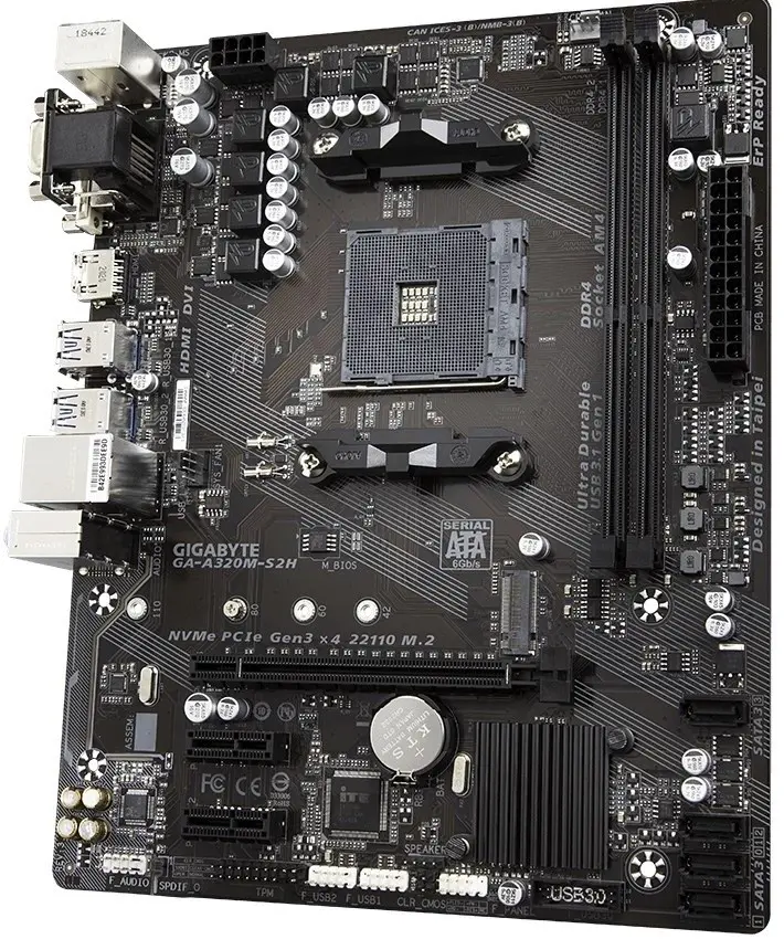 Материнская плата Gigabyte A320M-S2H 3.1