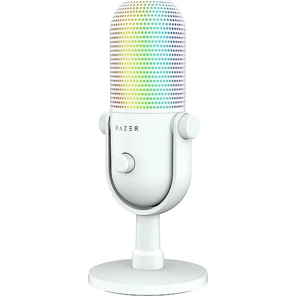 Microfon Razer Seiren V3 Chroma White RZ19-05060200-R3M1, alb pe tehnoparc.md Microfon Razer Seiren V3 Chroma White RZ19-05060200-R3M1, alb