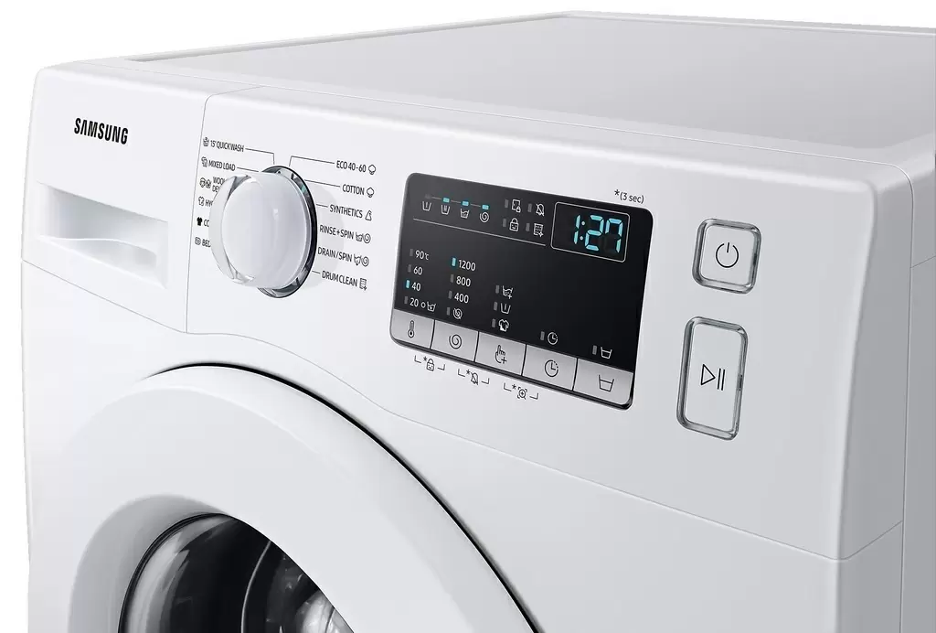 Maşină de spălat rufe Samsung WW90T4020EE1LE, alb