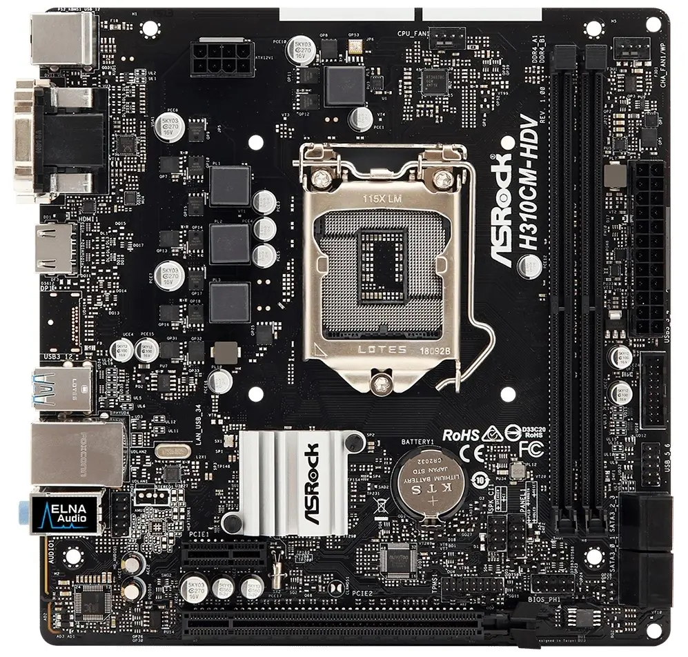 Placă de bază ASrock H310CM-HDV