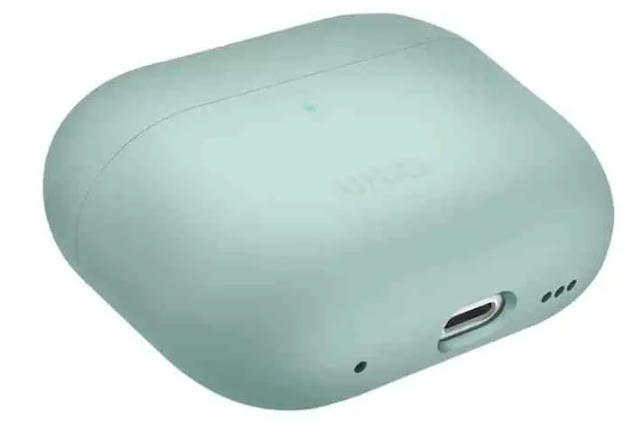 Чехол для наушников Uniq Lino Hybrid Mint for AirPods 3rd Gen, зеленый