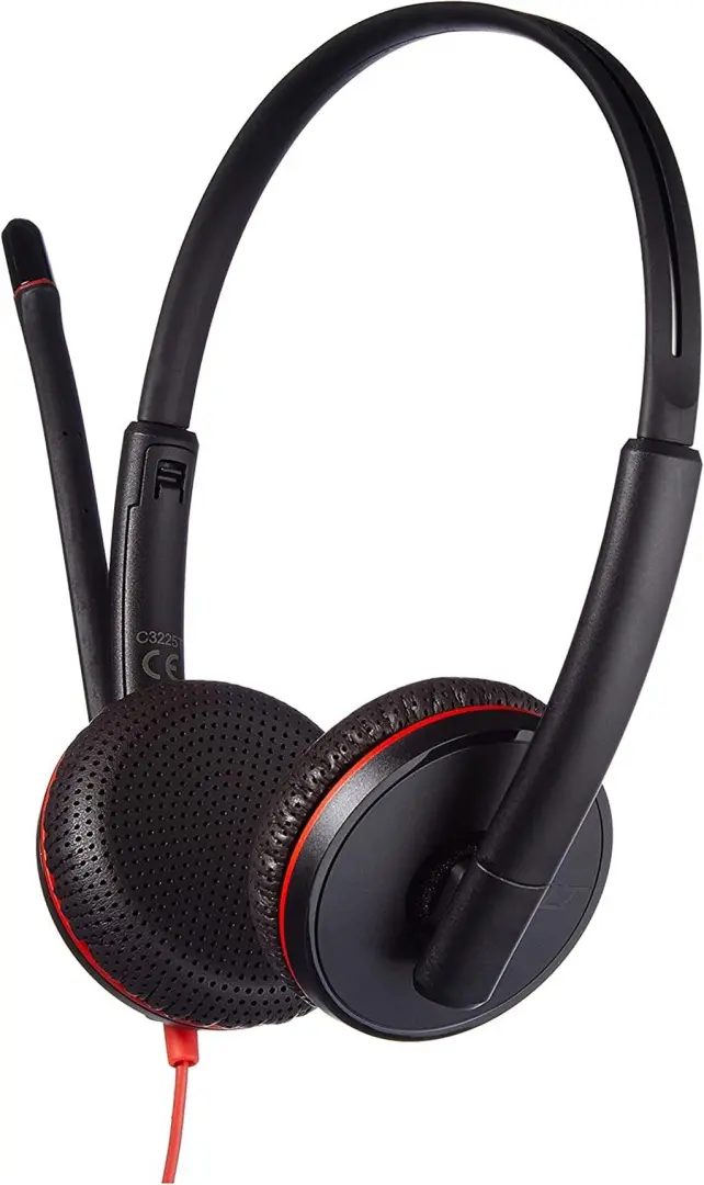 Наушники Poly Blackwire 3225 Stereo USB-A HS, черный